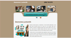 Desktop Screenshot of desmoines--locksmith.com