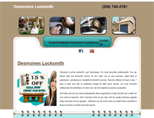 Tablet Screenshot of desmoines--locksmith.com